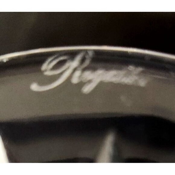 Crystal Candlestick Holders Rogaska Richmond 8" tall Set of 2 - Picture 11 of 12